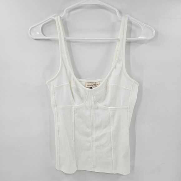 Universal thread tank top small crop corset style white - Picture 1 of 3